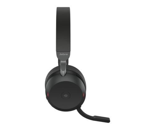 Langattomat kuulokkeet Jabra Evolve2 75, Bluetooth, USB-A, MS Teams, musta