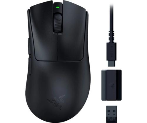 Razer DeathAdder V3 HyperSpeed Wireless Wireless Gaming Mouse RF Wireless + USB-C, 26000 DPI, musta