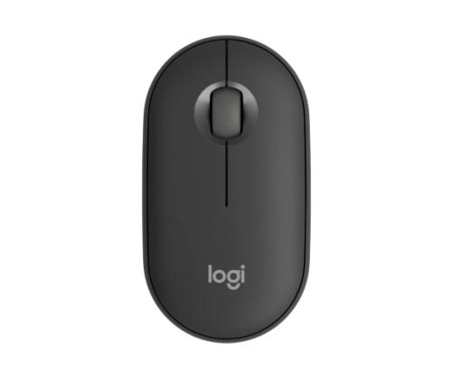 Logitech Pebble 2 M350s langaton hiiri, langaton RF + Bluetooth, 4000 DPI, sävyltään grafiittinen