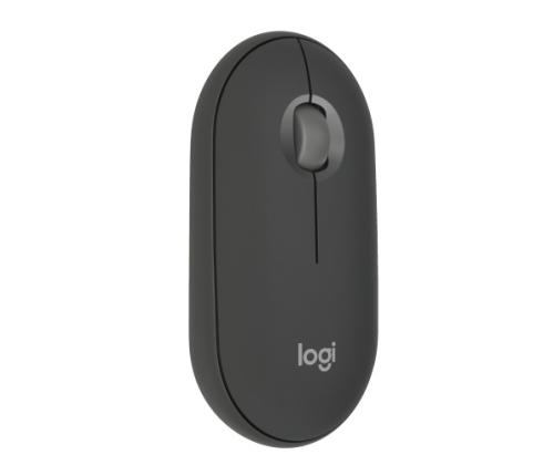 Logitech Pebble 2 M350s langaton hiiri, langaton RF + Bluetooth, 4000 DPI, sävyltään grafiittinen