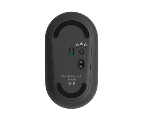 Logitech Pebble 2 M350s langaton hiiri, langaton RF + Bluetooth, 4000 DPI, sävyltään grafiittinen