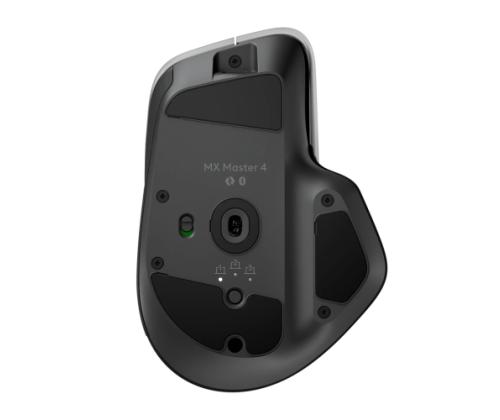 Logitech MX Master 4 langaton hiiri RF langaton + Bluetooth, 8000 DPI, grafiitti