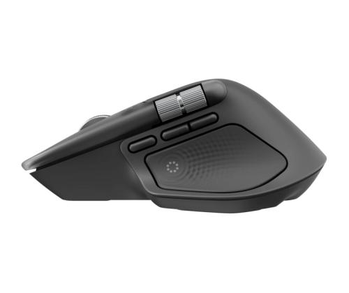 Logitech MX Master 4 langaton hiiri RF langaton + Bluetooth, 8000 DPI, grafiitti
