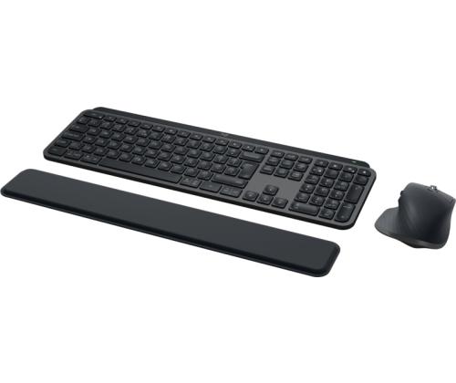 Logitech MX Keys S Combo näppäimistö, kämmentuki ja hiirisetti, US Int, grafiittipintainen