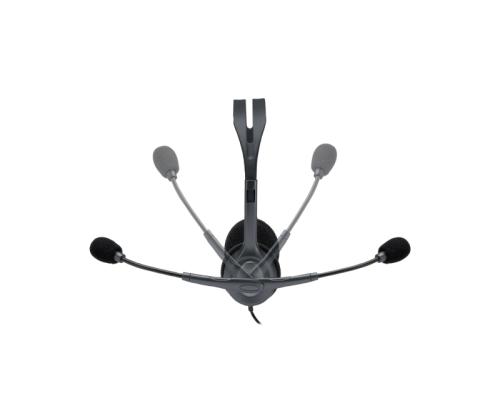 Logitech H111 Langalliset stereokuulokkeet, 3,5 mm:n liitin, musta (SPEC)