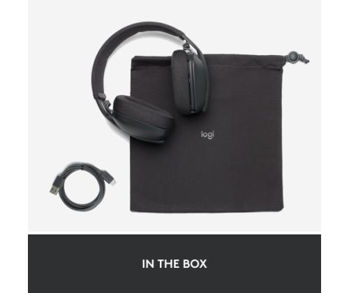 Logitech Zone Vibe 100 langattomat kuulokkeet, Bluetooth, grafiitti (SPEC)