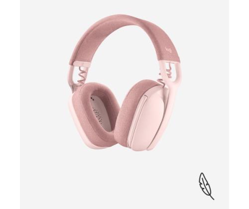 Logitech Zone Vibe 100 langattomat kuulokkeet, Bluetooth, Rose