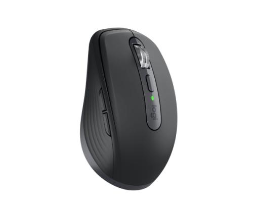 Logitech MX Anywhere 3S - Hiiri - langaton RF + Bluetooth, laser, 8000 DPI, grafiitti
