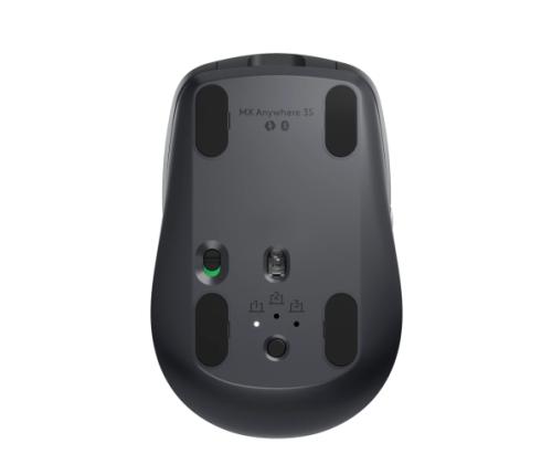 Logitech MX Anywhere 3S - Hiiri - langaton RF + Bluetooth, laser, 8000 DPI, grafiitti