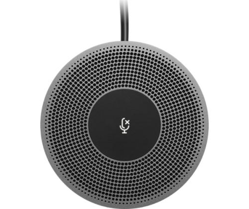 Konferenssimikrofoni Logitech Expansion Mic for MeetUp, langallinen, musta/harmaa