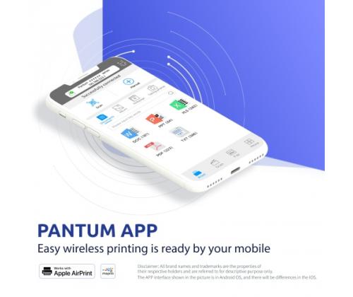 Tulostin Pantum M7100DW, yksivärinen, laser, monitoiminen, A4