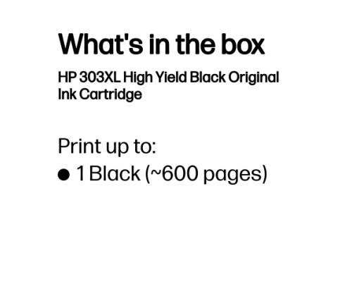 HP Ink No.303XL musta (T6N04AE#UUS)