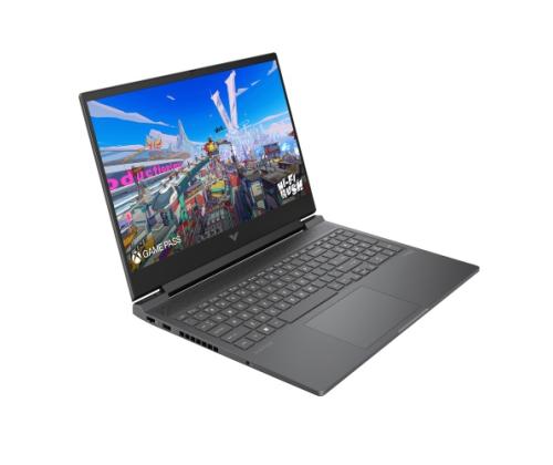 HP Victus 16-r1000ny Kannettava tietokone 16.1'' FHD i5-14450HX 16GB 512GB SSD W11H, kiillehopeaa