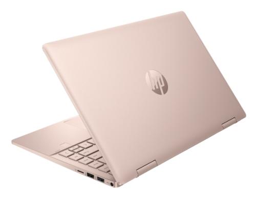 HP Pavilion x360 14-ek2000ny kannettava tietokone 14'' FHD Core 5 120U 16GB 512GB SSD W11H, vaalean ruusun kultainen