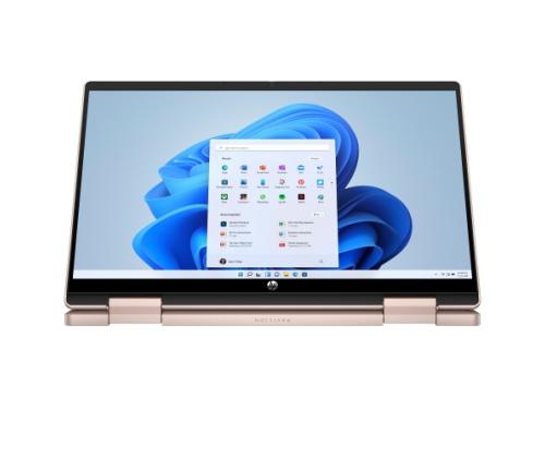 HP Pavilion x360 14-ek2000ny kannettava tietokone 14'' FHD Core 5 120U 16GB 512GB SSD W11H, vaalean ruusun kultainen