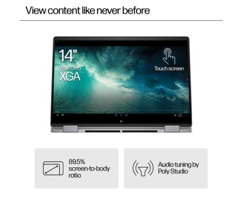 HP ENVY x360 14-fa0005ny 14'' WUXGA Touch AMD Ryzen 5 8640HS 16 Gt 512 Gt SSD W11H Meteor Hopea