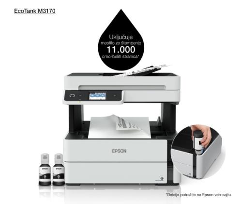 Pritner Epson EcoTank monitoimilaite M3170 Mono