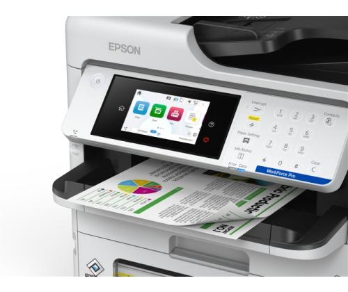 Epson WorkForce Pro EM-C800RDWF -tulostin Mustesuihkutulostin Värillinen monitoimilaite A4 25 ppm USB Wi-Fi Ethernet LAN