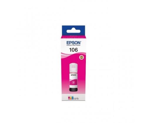 Epson 106 EcoTank (C13T00R340) mustetankki, magenta, Magenta