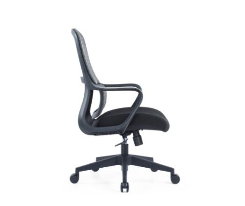 Up Up Darwin ergonominen työtuoli Musta, musta kangas + harmaa verkko