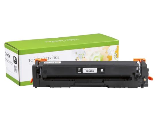 Yhteensopiva Static-Control HP Cartridge No.203X Black 3,2K (CF540X)/Canon CRG-054HK Uusi siru