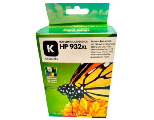 Yhteensopiva Static-Control Hewlett-Packard 932XL (CN053AE) Musta