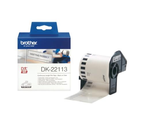 Brother DK22113 CLEAR CONTINUOUS FILM TEIPPI 62MM