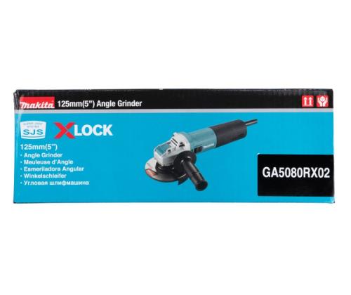 Makita GA5080RX02 Kulmahiomakone 1400W, 125mm, 12000min