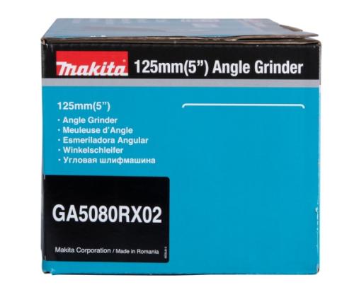 Makita GA5080RX02 Kulmahiomakone 1400W, 125mm, 12000min