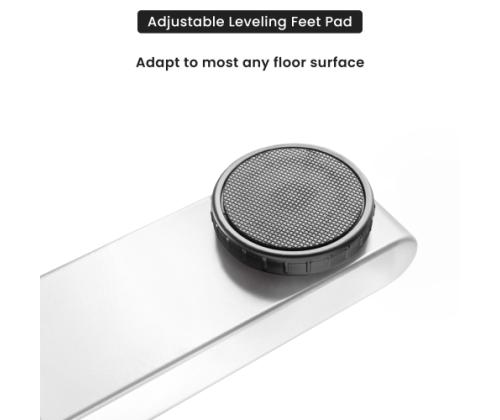 Korkeussäädettävä pöytä Up Up Bjorn White, Pöytälevy M Tumma pähkinäpuu