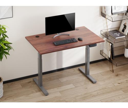 Säädettävän korkuinen pöytä Up Up Thor Grey, Pöytälevy M Tumma pähkinäpuu