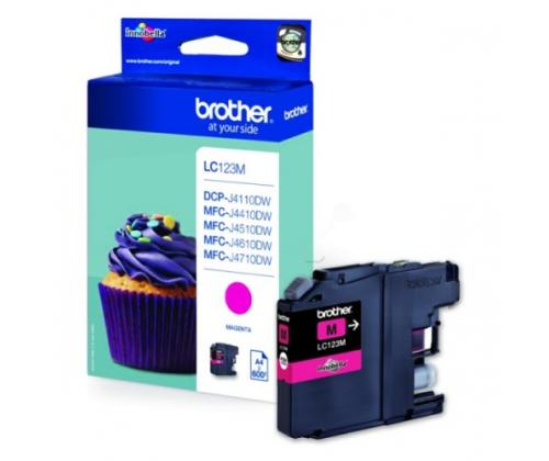 Brother LC123 (LC123M) mustekasetti, Magenta