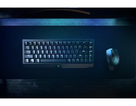 RAZER BlackWidow V3 Mini HyperSpeed Gaming USB+RF Wireless+Bluetooth kollane -kytkin, täytyy