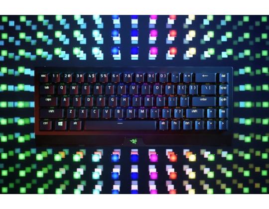 RAZER BlackWidow V3 Mini HyperSpeed Gaming USB+RF Wireless+Bluetooth kollane -kytkin, täytyy