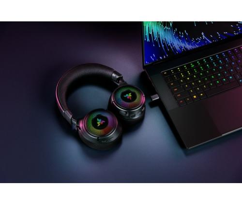 Razer Kraken V4 langattomat pelikuulokkeet, Bluetooth, musta