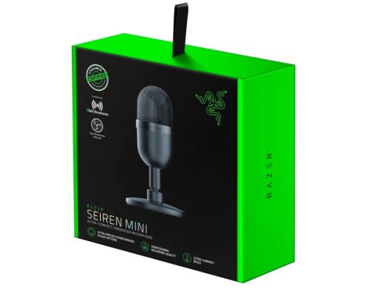 Razer RZ19-03450100-R3M1 Seiren Mini kannettava pöytämikrofoni, musta