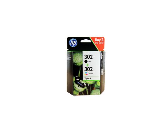 HP Ink No.302 musta + väri (X4D37AE)