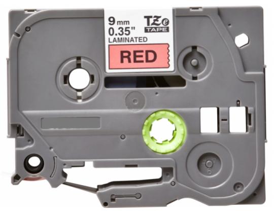 Teippi/merkintäteippi BROTHER TZE-431 12mm musta/punaisella analoginen
