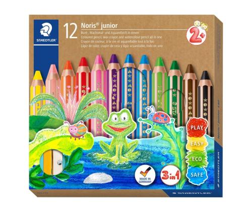 Värikynät STAEDTLER Noris Junior 3in1 12väriä