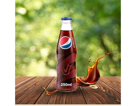 Virvoitusjuoma PEPSI Cola 250ml, lasipullossa