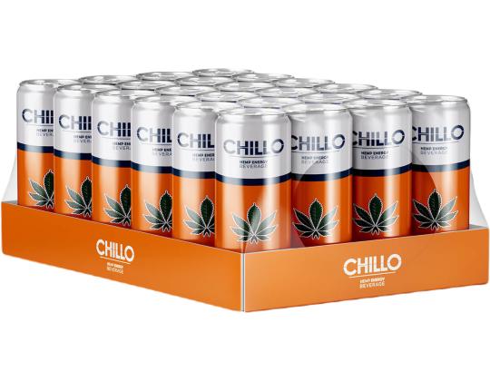 CHILLO Bio hamppu energiajuoma 25cl (tölkki)