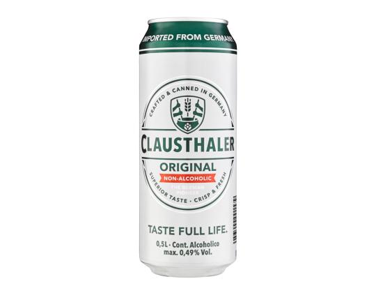 CLAUSTHALER Alkuperäinen alkoholiton olutkevyt 50cl (tölkki)