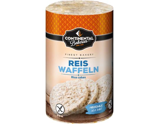 CONTINENTAL LEIPOPAT Riisivohvelit merisuolalla 100g