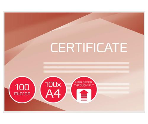 Laminointikalvo A4 100mic GBC High Speed (vaaka) 100 arkkia 100 arkkia