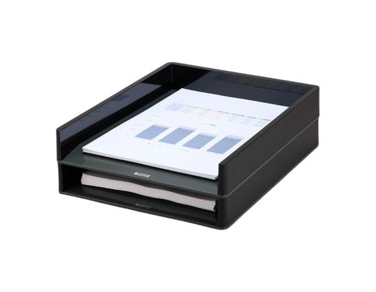 Lomakelaatikko A4 Leitz Dual musta