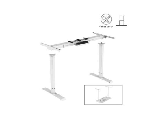 Sähköinen pöytärunko LOCTEK 2-teleskooppinen 1-moottorinen harmaa