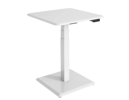 Säädettävä STOO®-pöytä 1 jalalla, valkoinen