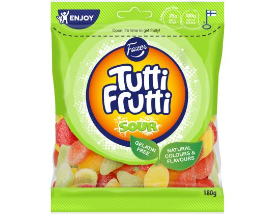 FAZER Gummies Tutti Frutti Sour 180g