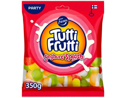 FAZER Tutti Frutti Yoghurt Splash makeiset sekoitus 350g