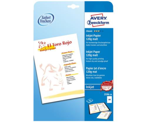 Valokuvapaperi A4 ZW 2596-50 120g Classic